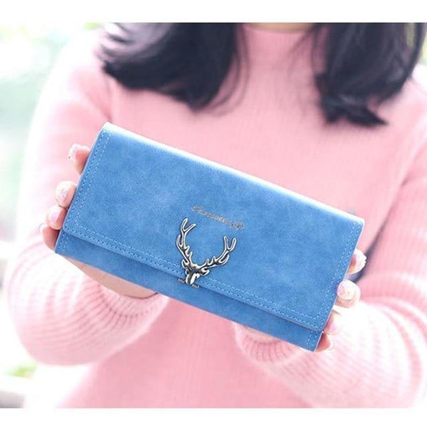 Planet Gates light blue1 Wallet Women purse portefeuille femme Fashion Long Wallet Female Long Design Purse Women Coin Purses Ladies Clutch