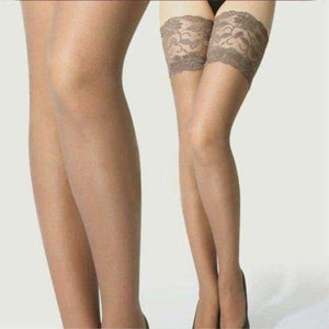 Planet Gates light gray 10 Pairs Thigh High Stocking Women Summer Over The knee Socks Sexy girl Femme Hosiery Nylon Lace Style Stay Up Stockings