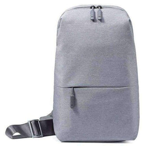 Planet Gates Light Gray Backpack 4L Polyester Bag Urban Leisure Sports Chest Pack Bags Men Women Small Size Shoulder Unisex Rucksack