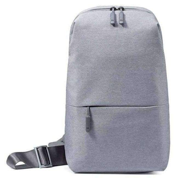 Planet Gates Light Gray Backpack 4L Polyester Bag Urban Leisure Sports Chest Pack Bags Men Women Small Size Shoulder Unisex Rucksack