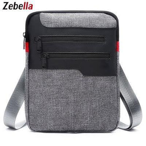 Planet Gates Light Gray Casual Mens Messenger Shoulder Bag For iPad Satchel Nylon Travel Business Briefcase Chest Pack Handbag Sacoche Homme