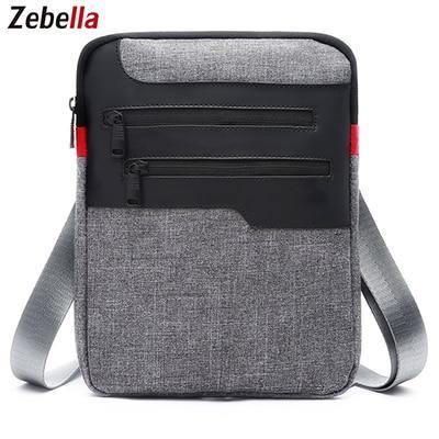 Planet Gates Light Gray Casual Mens Messenger Shoulder Bag For iPad Satchel Nylon Travel Business Briefcase Chest Pack Handbag Sacoche Homme