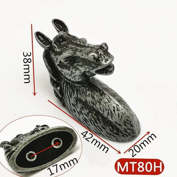 Furniture Cabinet Knobs and Handles Horse Head  Pull for Kitchen Handles Cupboard Wardrobe Dresses Drawer Creative Door Knob