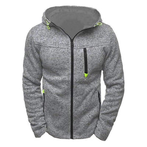 Planet Gates light gray / M Jackets Autumn Winter Men's Coats Contrast Color Sweatshirts Long Sleeve Sportswear Hooded Male Tennis Jackets YC702132