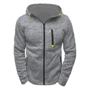 Planet Gates light gray / M Jackets Autumn Winter Men's Coats Contrast Color Sweatshirts Long Sleeve Sportswear Hooded Male Tennis Jackets YC702132