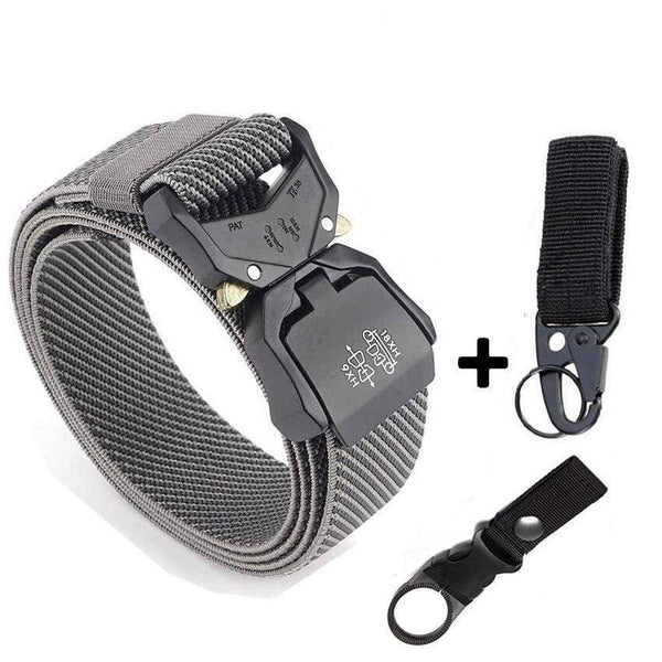 Jeans Belt For Men Aluminum Alloy Pluggable Buckle Training Tactical Belts Comfortable High Quality Male Belt Hunting