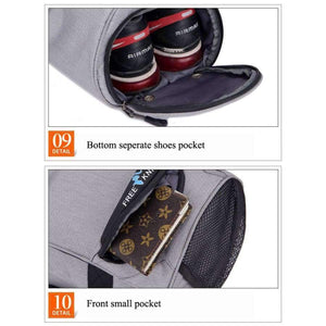 Planet Gates Light gray / Russian Federation Waterproof Men Sports Gym Bags New Leisure Yoga Fitness Bag Women Travel Handbag Training Duffle Bag