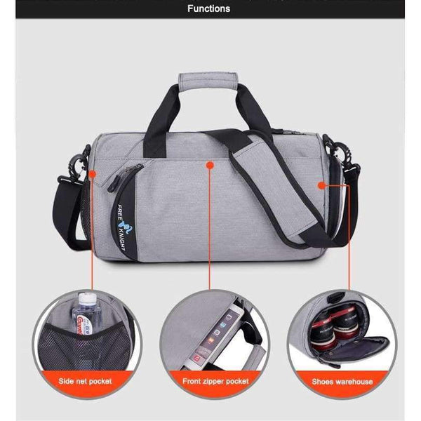 Planet Gates Light gray / Russian Federation Waterproof Men Sports Gym Bags New Leisure Yoga Fitness Bag Women Travel Handbag Training Duffle Bag