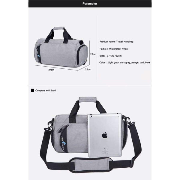 Planet Gates Light gray / Russian Federation Waterproof Men Sports Gym Bags New Leisure Yoga Fitness Bag Women Travel Handbag Training Duffle Bag