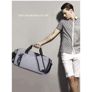 Planet Gates Light gray / Russian Federation Waterproof Men Sports Gym Bags New Leisure Yoga Fitness Bag Women Travel Handbag Training Duffle Bag