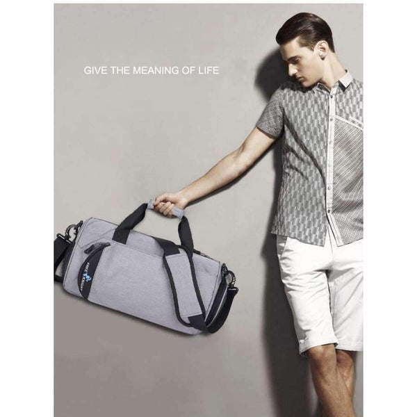 Planet Gates Light gray / Russian Federation Waterproof Men Sports Gym Bags New Leisure Yoga Fitness Bag Women Travel Handbag Training Duffle Bag