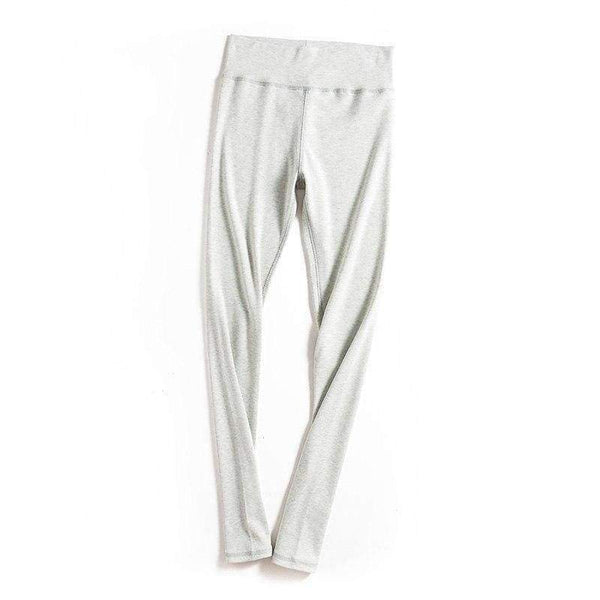 Planet Gates light gray / S Women High-rise Stretch Fit Legging Casual Skinny Leggings