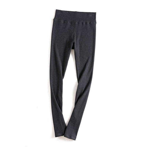 Planet Gates light gray / S Women High-rise Stretch Fit Legging Casual Skinny Leggings