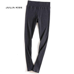 Planet Gates light gray / S Women High-rise Stretch Fit Legging Casual Skinny Leggings