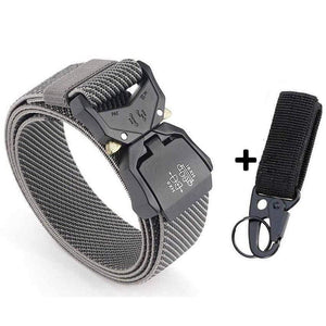 Jeans Belt For Men Aluminum Alloy Pluggable Buckle Training Tactical Belts Comfortable High Quality Male Belt Hunting