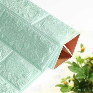 Waterproof Foam Brick 3D Wall Panel DIY Self Adhesive Wallpaper For Kids Room Bedroom Wall Decor 3D Brick Living Room Wall Paper - Planet Gates