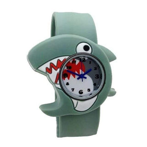 Planet Gates Light Green Children's Watches Cartoon Kids Wrist Baby Watch Clock Quartz Watches for  Gifts Relogio Montre shark