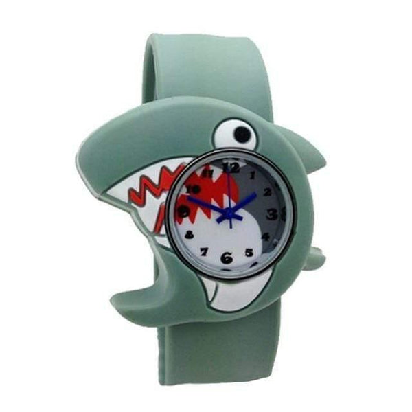 Planet Gates Light Green Children's Watches Cartoon Kids Wrist Baby Watch Clock Quartz Watches for  Gifts Relogio Montre shark