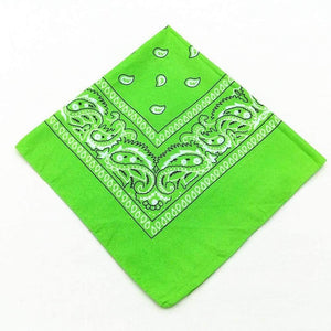Fashion Women Cotton Bandana Scarf Square Female Bandanas 55cm*55cm Headwear Rock Girls Head Scarf Headbands Hair Accessories