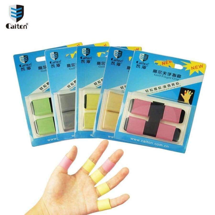 Planet Gates Light Green Golf Finger band sets  grip golfer swing aids functional rubber finger cots   8pcs/pack free shipping