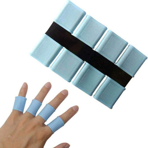 Planet Gates Light Green Golf Finger band sets  grip golfer swing aids functional rubber finger cots   8pcs/pack free shipping