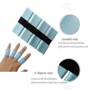 Planet Gates Light Green Golf Finger band sets  grip golfer swing aids functional rubber finger cots   8pcs/pack free shipping