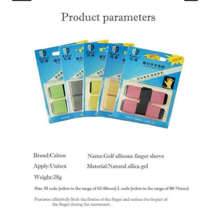 Planet Gates Light Green Golf Finger band sets  grip golfer swing aids functional rubber finger cots   8pcs/pack free shipping