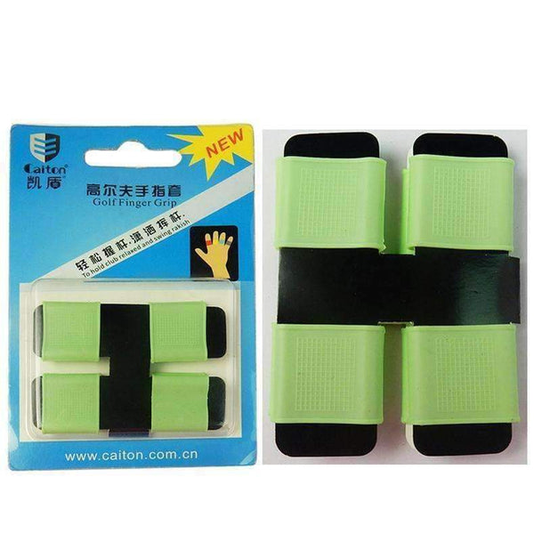 Planet Gates Light Green Golf Finger band sets  grip golfer swing aids functional rubber finger cots   8pcs/pack free shipping