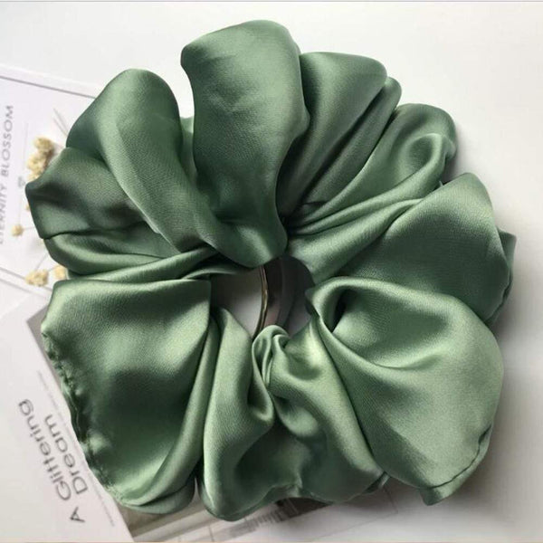 Oversize Scrunchie Women Girls Elastic Hair Rubber Bands Accessories Gum For Women Tie Hair Ring Rope Ponytail Holder Headdress