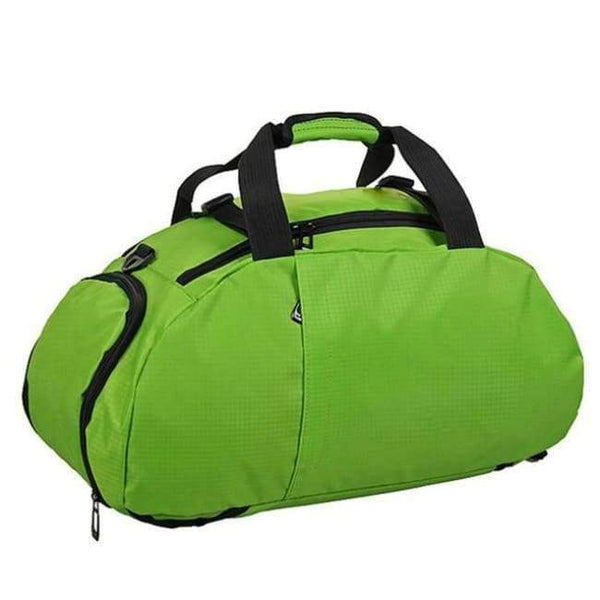 Planet Gates Light Green Portable Sports Gym Backpack Shoulder Bag Separated Shoes Storage Travel Backpack Men And Women Outdoor Fitness Bag