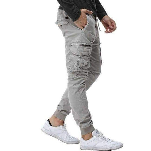 Planet Gates light grey / 29 2017 Mens Camouflage Tactical Cargo Pants Men Joggers Boost Military Casual Cotton Pants Hip Hop Ribbon Male army Trousers 38