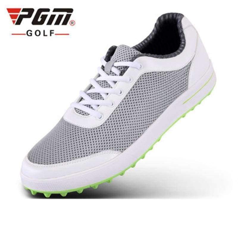 Planet Gates light Grey / 7 Spring new PGM golf male models ultra-light breathable mesh cloth shoes 3D color printing cloth driving range dedicated