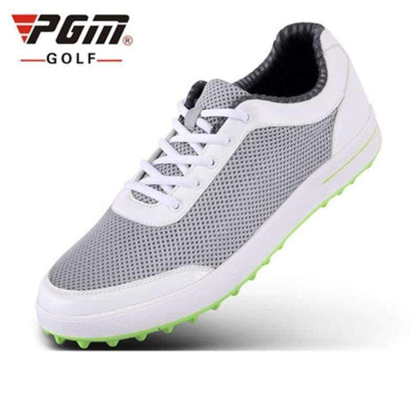 Planet Gates light Grey / 7 Spring new PGM golf male models ultra-light breathable mesh cloth shoes 3D color printing cloth driving range dedicated