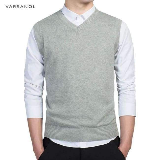 Planet Gates Varsnaol New Brand Sweater Men V-Neck Solid Slim Fit Knitting Mens Sweaters Cardigan Male 2018 Autumn Fashion Casual Tops Hots