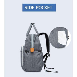 Planet Gates Light grey Diaper Bag and Insulation Bags Fashion Maternity Mummy Backpack Nappy Changing Organizer Waterproof Baby Care Bags