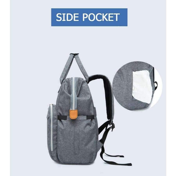 Planet Gates Light grey Diaper Bag and Insulation Bags Fashion Maternity Mummy Backpack Nappy Changing Organizer Waterproof Baby Care Bags