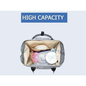 Planet Gates Light grey Diaper Bag and Insulation Bags Fashion Maternity Mummy Backpack Nappy Changing Organizer Waterproof Baby Care Bags