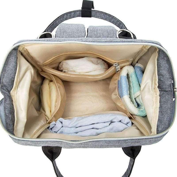 Planet Gates Light grey Diaper Bag and Insulation Bags Fashion Maternity Mummy Backpack Nappy Changing Organizer Waterproof Baby Care Bags