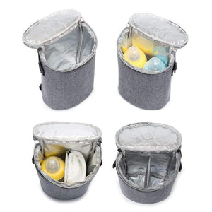 Planet Gates Light grey Diaper Bag and Insulation Bags Fashion Maternity Mummy Backpack Nappy Changing Organizer Waterproof Baby Care Bags