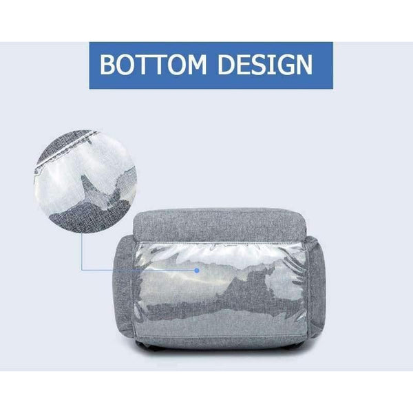 Planet Gates Light grey Diaper Bag and Insulation Bags Fashion Maternity Mummy Backpack Nappy Changing Organizer Waterproof Baby Care Bags