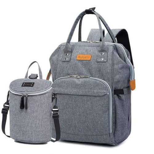Planet Gates Light grey Diaper Bag and Insulation Bags Fashion Maternity Mummy Backpack Nappy Changing Organizer Waterproof Baby Care Bags