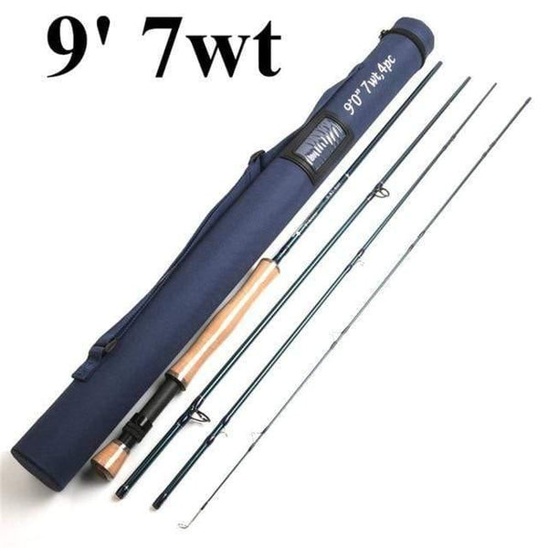 Planet Gates Light Grey Fly Fishing Rod 3/4/5/6/7/8/10/12 WT 8'4''/ 9' Carbon Fly rods With Tube