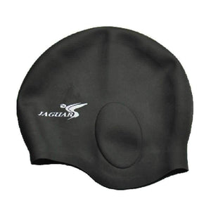 Planet Gates Light Grey / One Size Silicone swimming cap Adult swim Unisex Silica Gel Ear Protection Swimming Cap Men Women Silicone Cap Swimming hat2pc