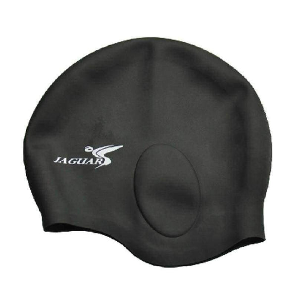 Planet Gates Light Grey / One Size Silicone swimming cap Adult swim Unisex Silica Gel Ear Protection Swimming Cap Men Women Silicone Cap Swimming hat2pc