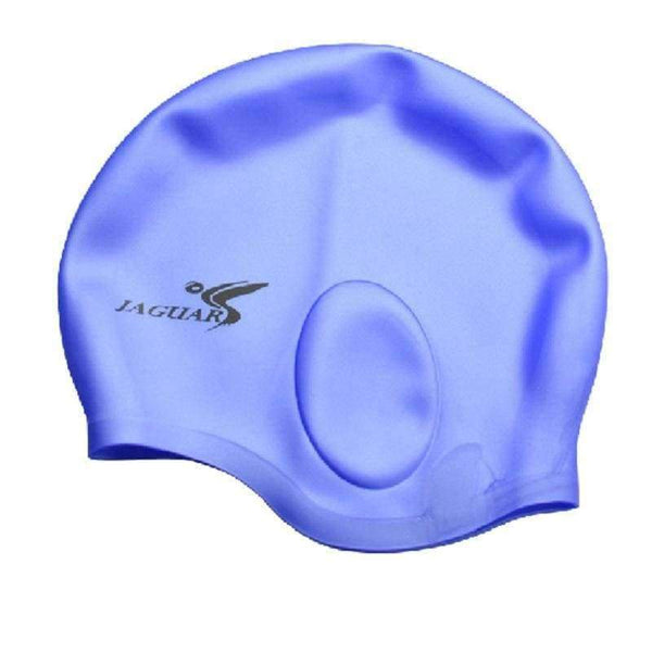 Planet Gates Light Grey / One Size Silicone swimming cap Adult swim Unisex Silica Gel Ear Protection Swimming Cap Men Women Silicone Cap Swimming hat2pc