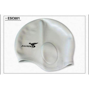 Planet Gates Light Grey / One Size Silicone swimming cap Adult swim Unisex Silica Gel Ear Protection Swimming Cap Men Women Silicone Cap Swimming hat2pc