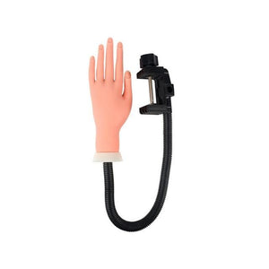 Planet Gates Light Grey Prosthetic Fake Hands Model For Nail Art Making Exercises Painting Tool Training Manicure For Beginner Practice Equipment