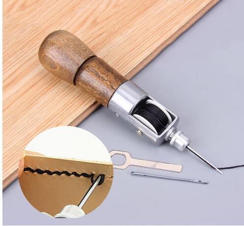 Planet Gates Light Grey Super Carving Wax Line Hand Made Leather Tools /Leather Craft Tool Art /Needle Sewing Machine 133mm