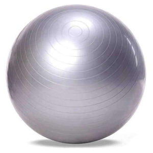 Planet Gates Light Grey Yoga Fitness Ball 65cm Utility Yoga Balls Pilates Balance Sport Fitball Proof Balls Anti-slip for Fitness Training