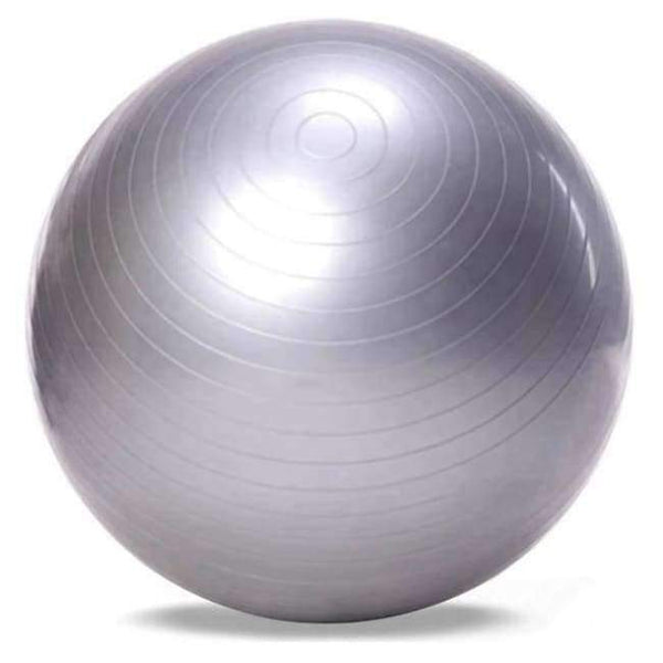 Planet Gates Light Grey Yoga Fitness Ball 65cm Utility Yoga Balls Pilates Balance Sport Fitball Proof Balls Anti-slip for Fitness Training